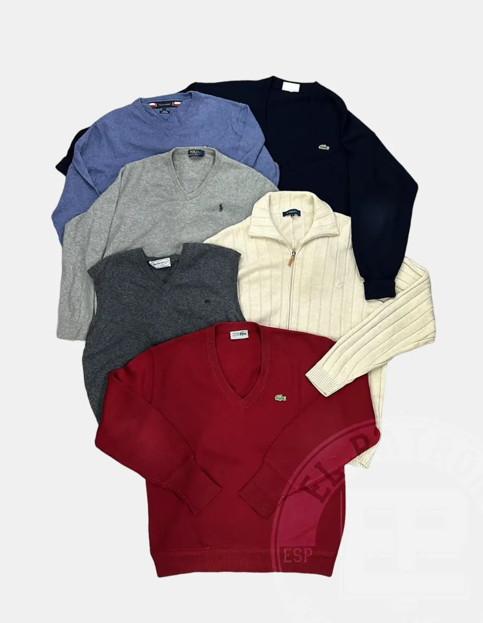 LOTE 5 KG DE JERSEYS DE MARCA PREMIUM Y VINTAGE GRADO A